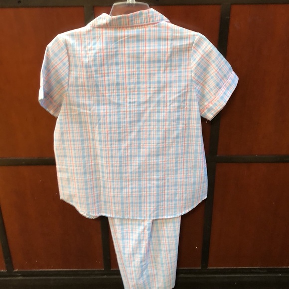 Women’s Poly Cotton Short Sleeve Two Piece Set - Picture 2 of 4